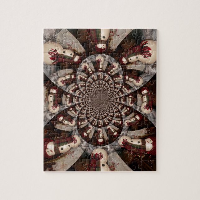 Amazing Snowman Jigsaw Puzzle (Vertical)