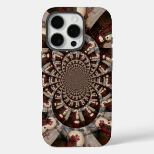 Amazing Snowman Kaleidoscope Intricate Winter Ar iPhone 16 Pro Case