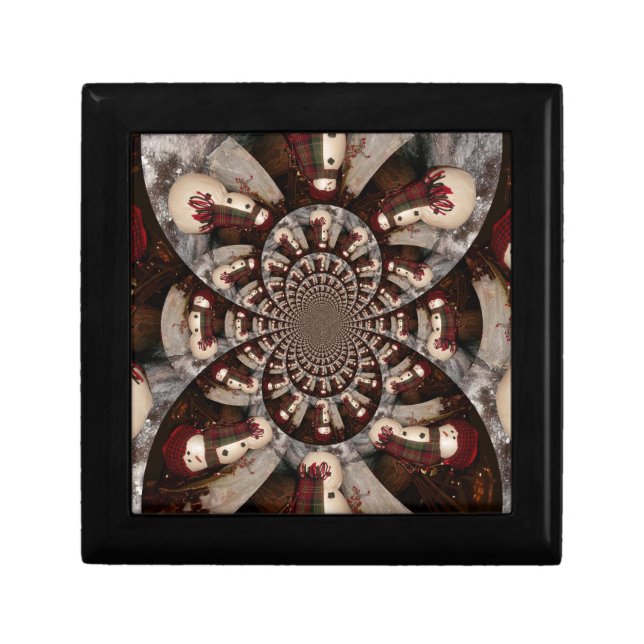 Amazing Snowman Keepsake Box (Front)