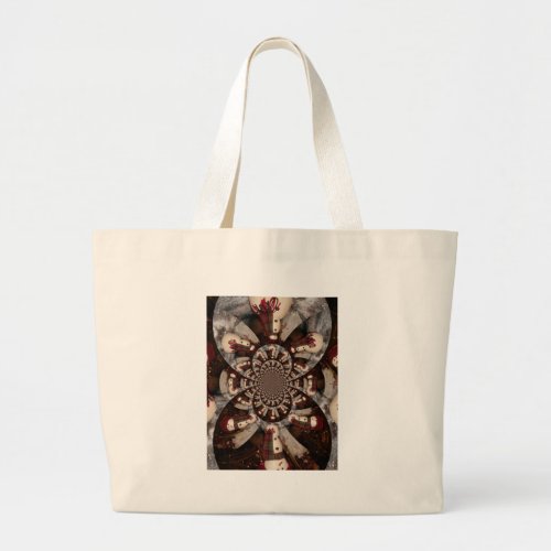 Amazing Snowman Large Tote Bag