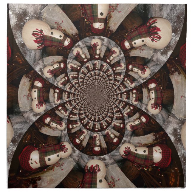 Amazing Snowman Napkin (Front)