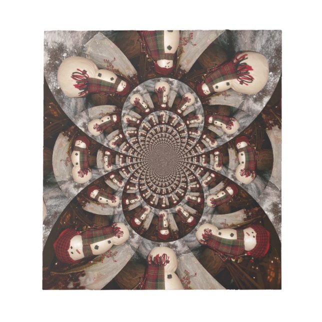 Amazing Snowman Notepad (Front)