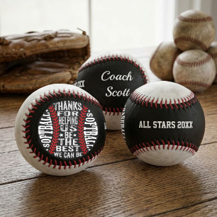 Amazing Softball Coach Typography Quote custom Baseball