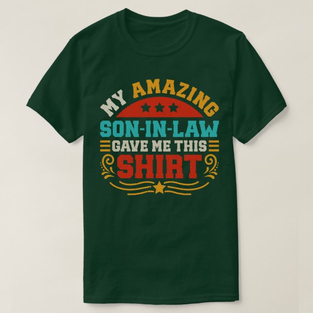 Amazing Son In Law 1 T-Shirt (Design Front)