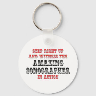 Amazing Sonographer In Action Keychain