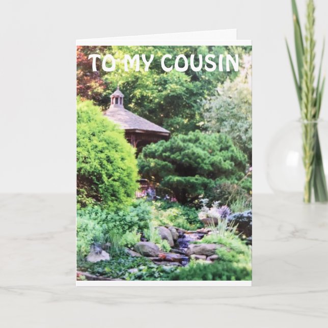 AMAZING & SPECIAL ***COUSIN*** BIRTHDAY CARD (Front)