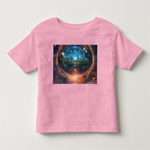 Amazing Spider_Man and space design _shirt  Toddler T_shirt