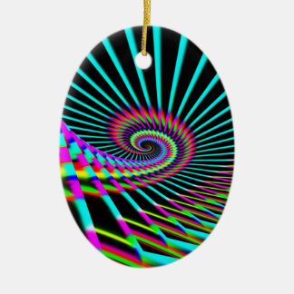 Amazing spiral (change the words) ceramic ornament