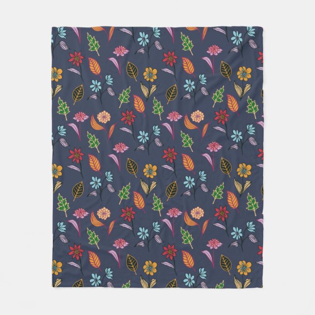 Amazing Spring Pattern Fleece Blanket (Front)
