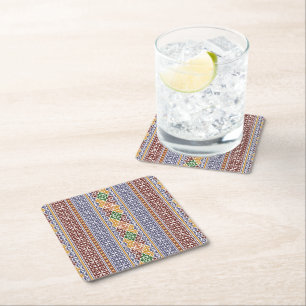 amazing square paper coaster