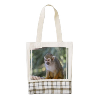 Amazing Squirrel Monkey Zazzle HEART Tote Bag