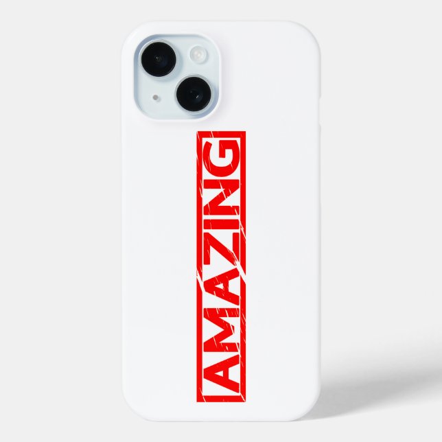 Amazing Stamp Case-Mate iPhone Case (Back)