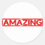 Amazing Stamp Classic Round Sticker