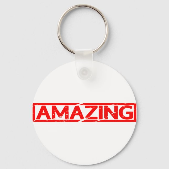 Amazing Stamp Keychain (Front)