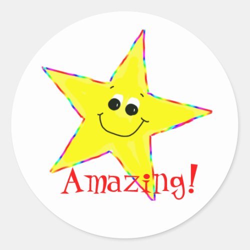 Amazing Star School Stickers