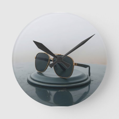 Amazing Sunglasses Round Clock