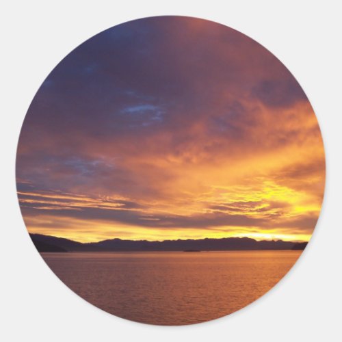 Amazing Sunrise Classic Round Sticker