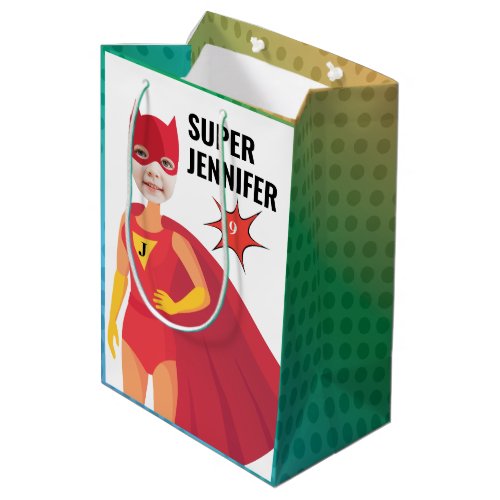 Amazing Superhero Girl Birthday Gift Fab Value  Medium Gift Bag