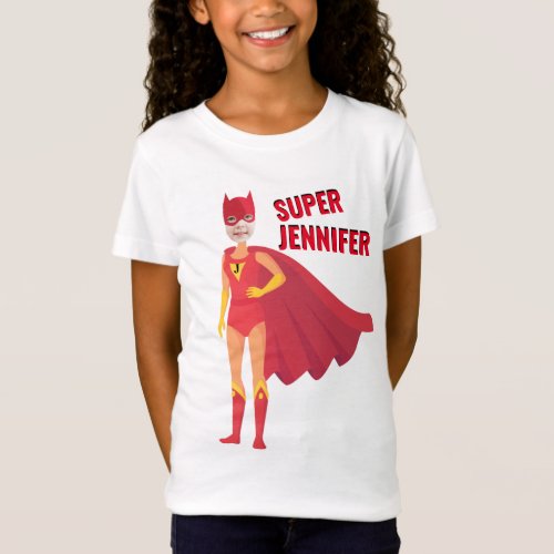 Amazing Superhero Girl Birthday Gift Fab Value T_Shirt