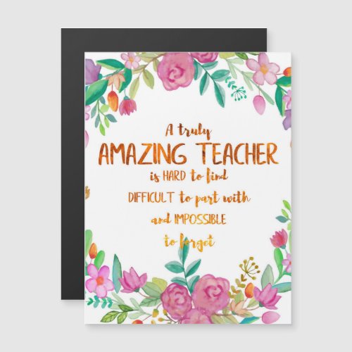 Amazing Teacher Appreciation Gift Sign Thank you