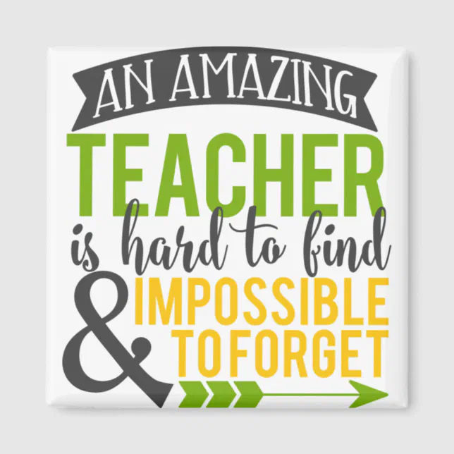 Amazing Teacher Appreciation Magnet | Zazzle