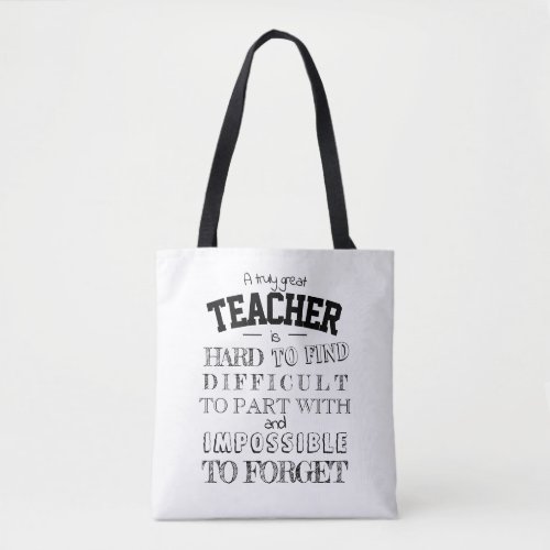 Amazing teacher Thank you Appreciation Gift Tote Bag