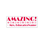 [ Thumbnail: "Amazing!" + Teaching Assistant Name Rubber Stamp ]