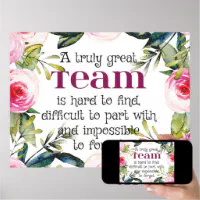 We Are A Team, Teamwork Quotes, Office Decor, Office Wall Art Throw Pillow  for Sale by Officedecor