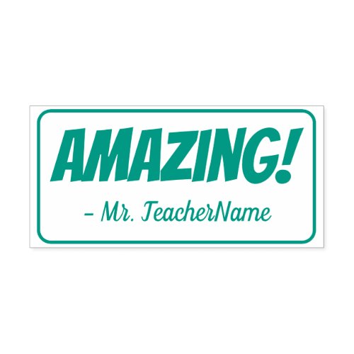 Amazing Tutor Rubber Stamp