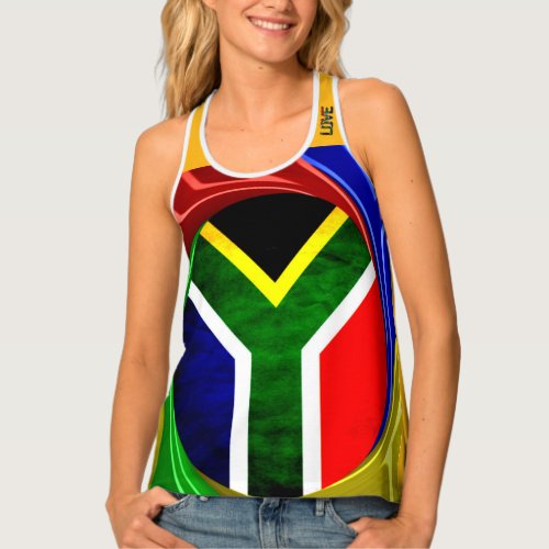 Amazing Urban South Africa Flag All_Over_Print T Tank Top