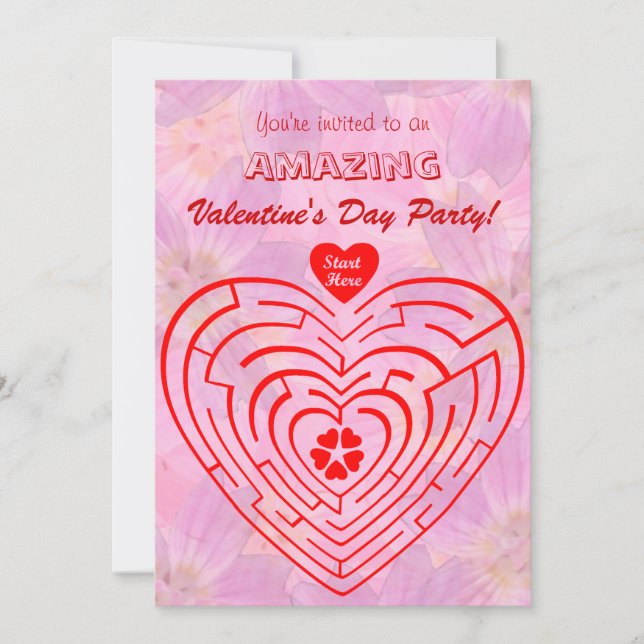 Amazing Valentine's Day Invitation (Front)