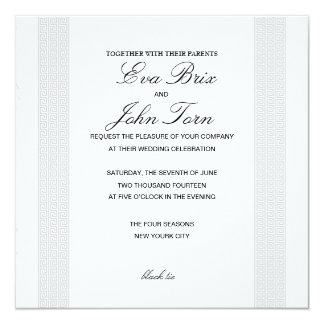 Greek Wedding Invitations & Announcements | Zazzle