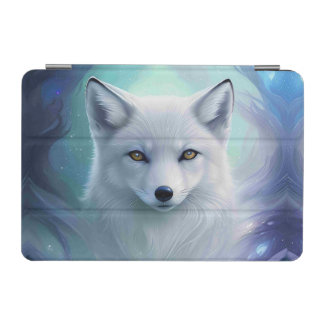 Amazing White Snow Fox on Icy Land iPad Mini Cover