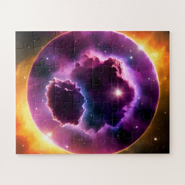Amazing Window into Another Purple Dimension Jigsaw Puzzle (Horizontal)