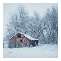 Amazing Winter Hut Scene