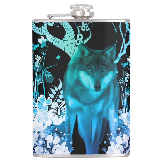Amazing wolf flask (Front)