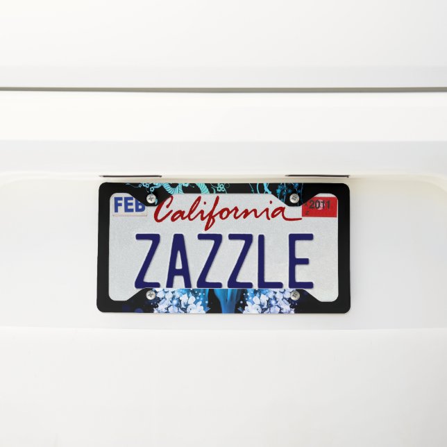 Amazing wolf license plate frame (On Car)