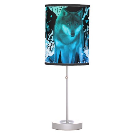 Amazing wolf table lamp (Front)