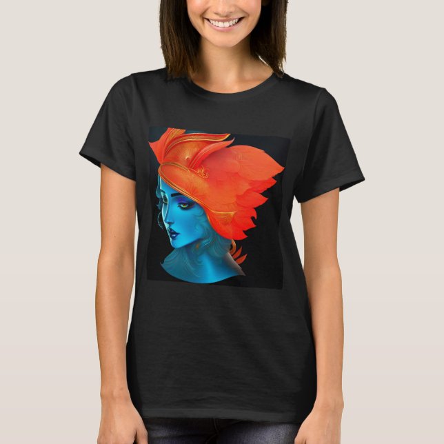 amazing women face  T-Shirt (Front)