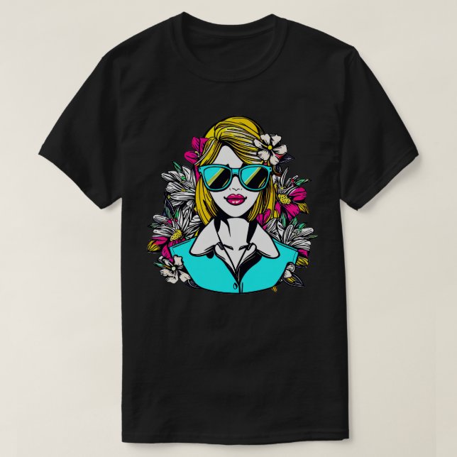 Amazingly beautiful Flight Attendant Mom T-Shirt (Design Front)