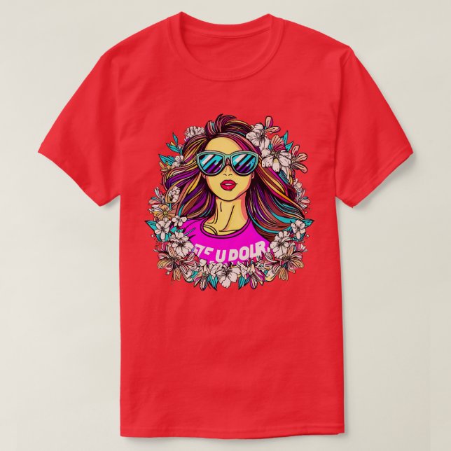 Amazingly beautiful streamer Mom T-Shirt (Design Front)