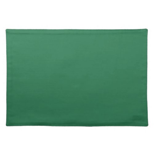 Amazon Green Solid Color Print Nature Inspired Cloth Placemat