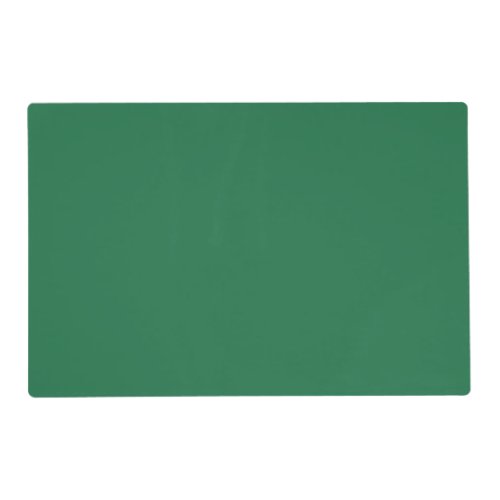 Amazon Green Solid Color Print Nature Inspired Placemat