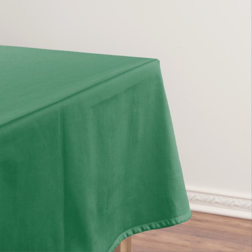 Amazon Green Solid Color Print Nature Inspired Tablecloth