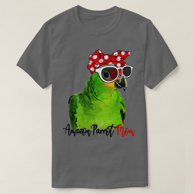 Amazon Parrot Shirt Amazon Parrot Mom Bandana (Design Front)