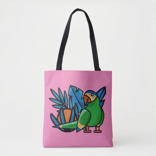 Amazon parrot  tote bag (Front)