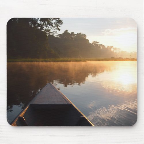 Amazon rainforest sunrise mousepad