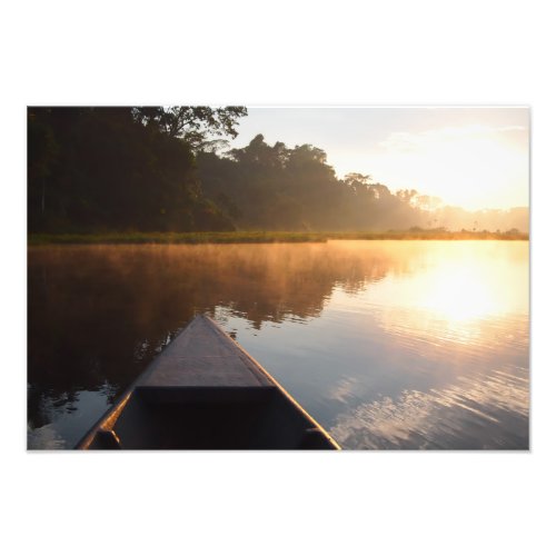 Amazon rainforest sunrise photo print