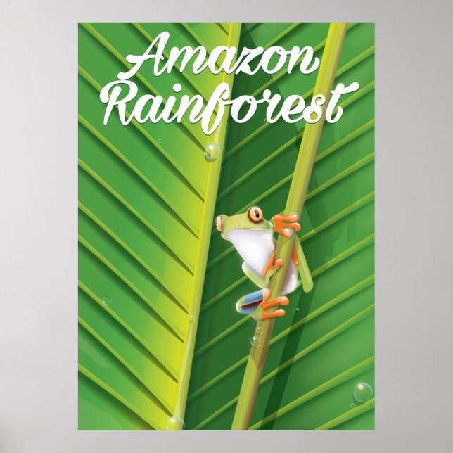Amazon rainforest Travel poster (Front)