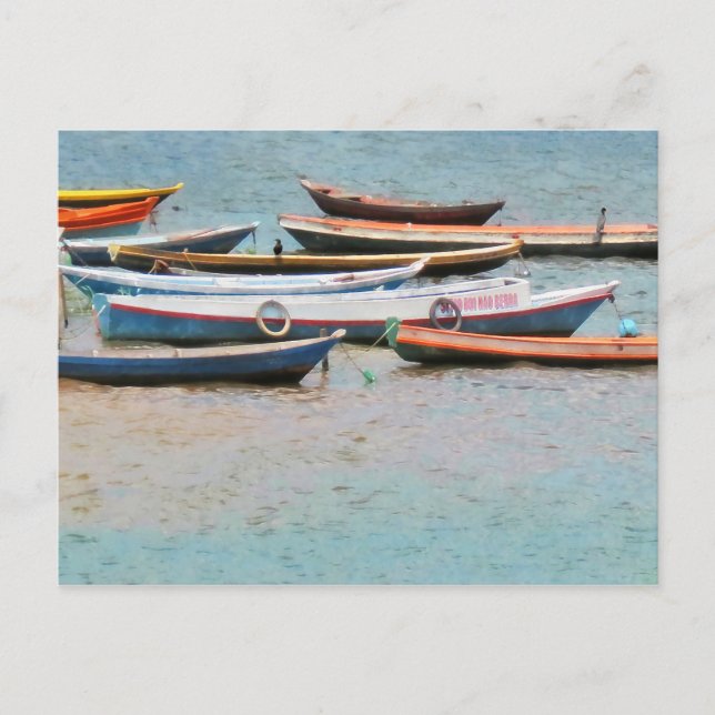 Amazon River Boats Brazil Postcard (Front)